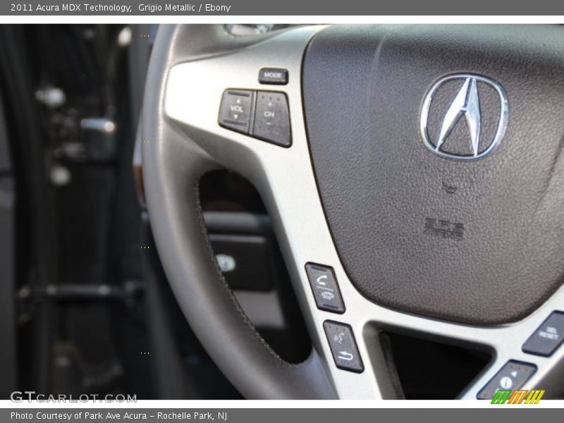 Grigio Metallic / Ebony 2011 Acura MDX Technology