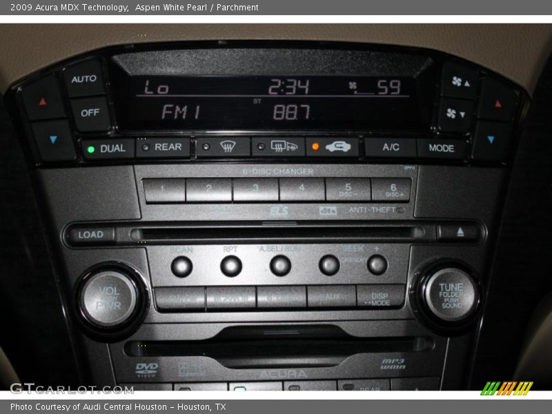 Aspen White Pearl / Parchment 2009 Acura MDX Technology