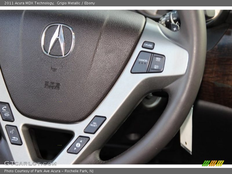Grigio Metallic / Ebony 2011 Acura MDX Technology