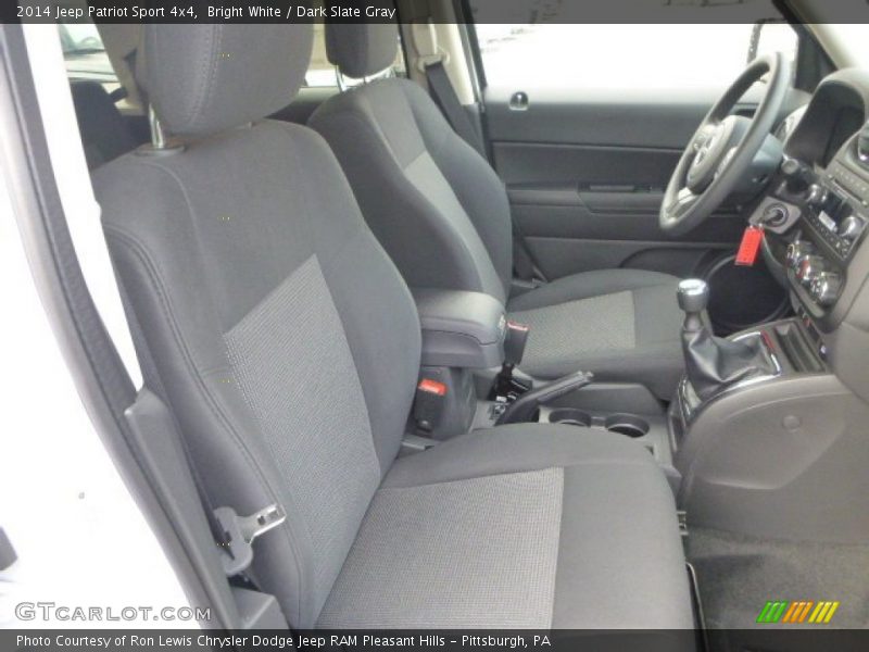 Bright White / Dark Slate Gray 2014 Jeep Patriot Sport 4x4