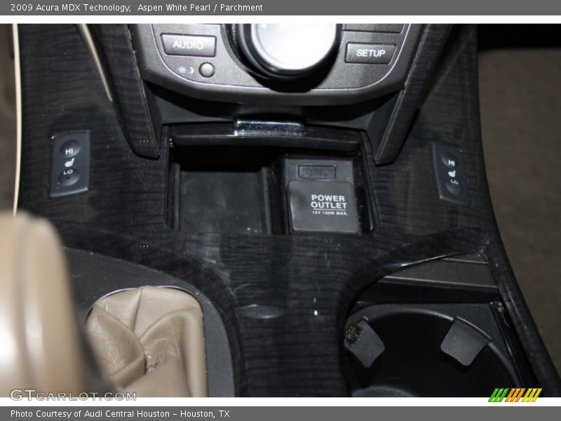 Aspen White Pearl / Parchment 2009 Acura MDX Technology