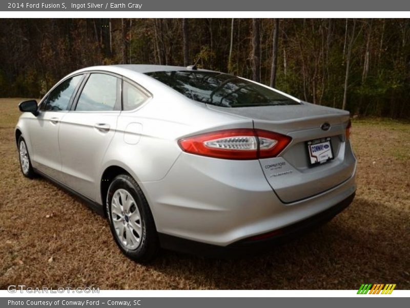 Ingot Silver / Earth Gray 2014 Ford Fusion S