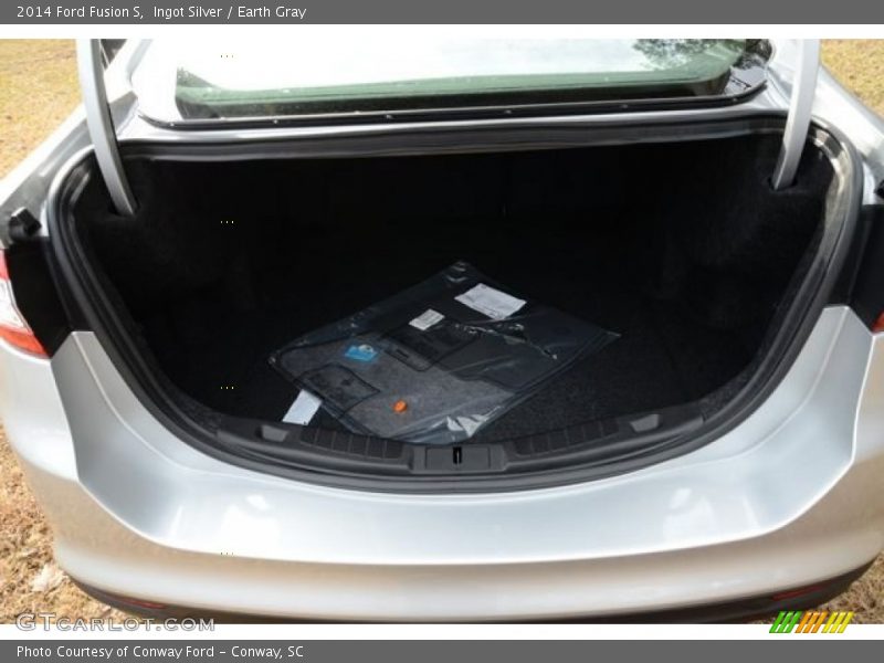 Ingot Silver / Earth Gray 2014 Ford Fusion S