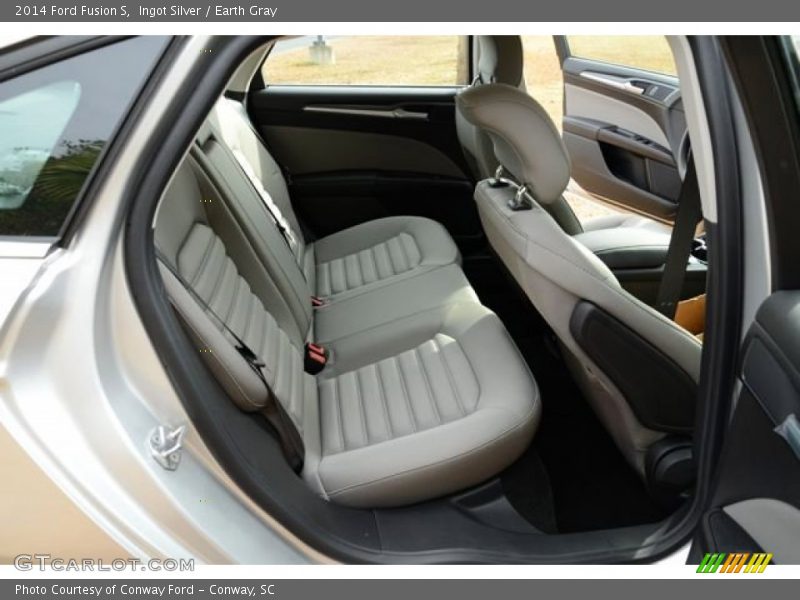 Ingot Silver / Earth Gray 2014 Ford Fusion S