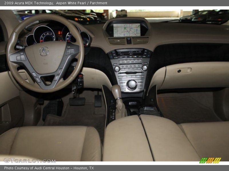 Aspen White Pearl / Parchment 2009 Acura MDX Technology