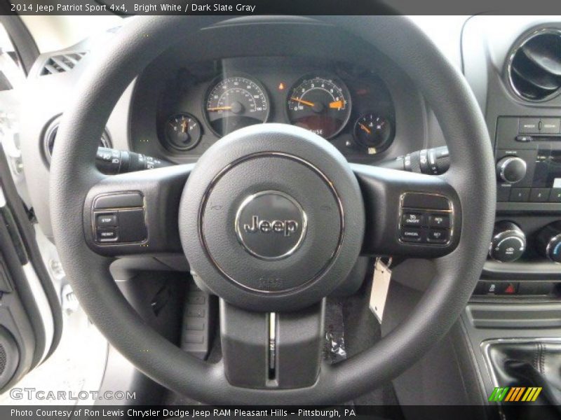 Bright White / Dark Slate Gray 2014 Jeep Patriot Sport 4x4
