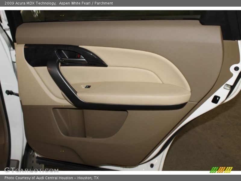 Aspen White Pearl / Parchment 2009 Acura MDX Technology