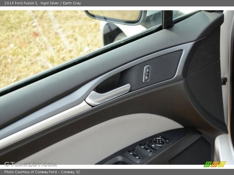 Ingot Silver / Earth Gray 2014 Ford Fusion S
