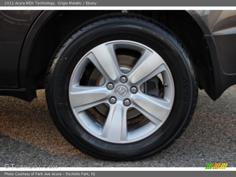 Grigio Metallic / Ebony 2011 Acura MDX Technology