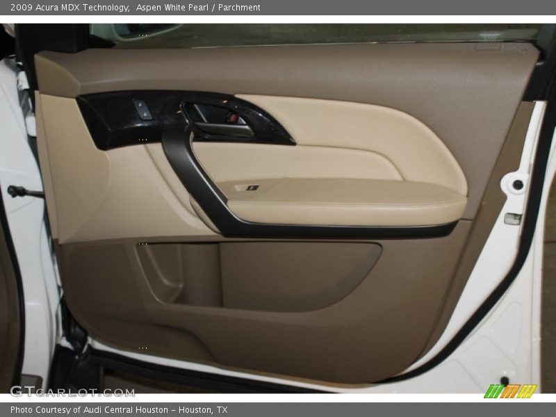 Aspen White Pearl / Parchment 2009 Acura MDX Technology