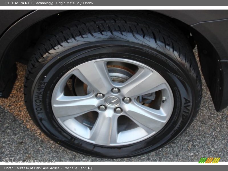 Grigio Metallic / Ebony 2011 Acura MDX Technology