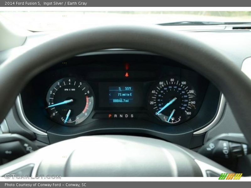 Ingot Silver / Earth Gray 2014 Ford Fusion S