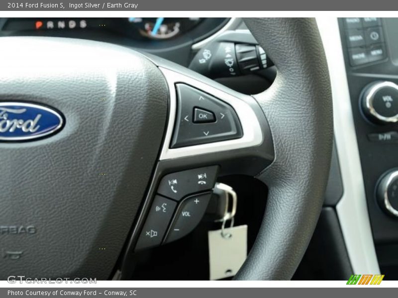 Ingot Silver / Earth Gray 2014 Ford Fusion S