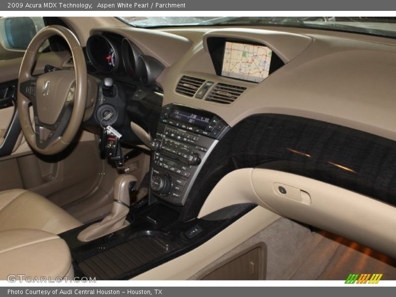 Aspen White Pearl / Parchment 2009 Acura MDX Technology