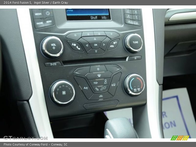 Ingot Silver / Earth Gray 2014 Ford Fusion S
