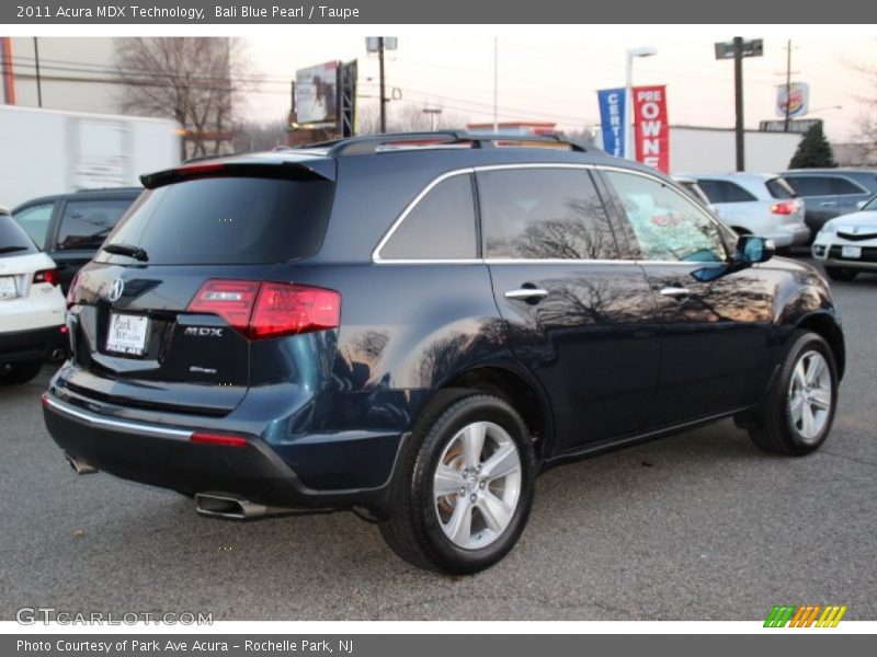 Bali Blue Pearl / Taupe 2011 Acura MDX Technology