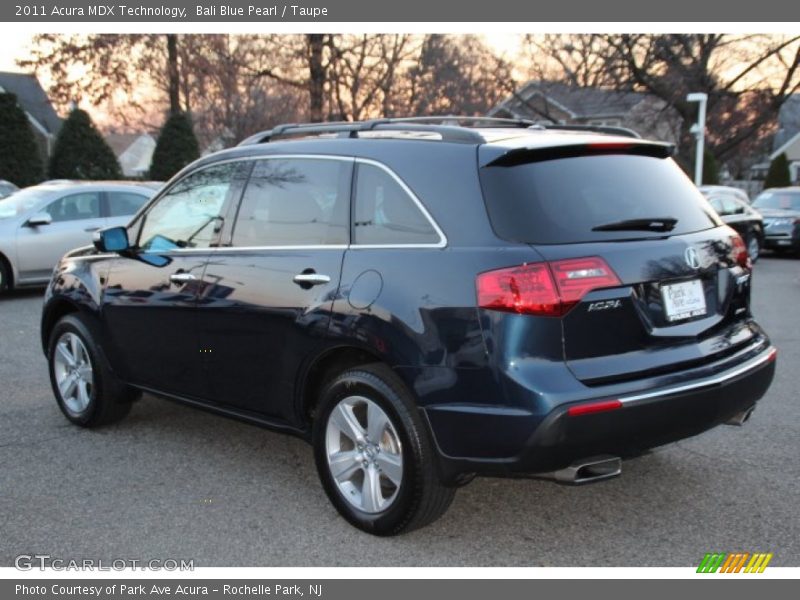 Bali Blue Pearl / Taupe 2011 Acura MDX Technology