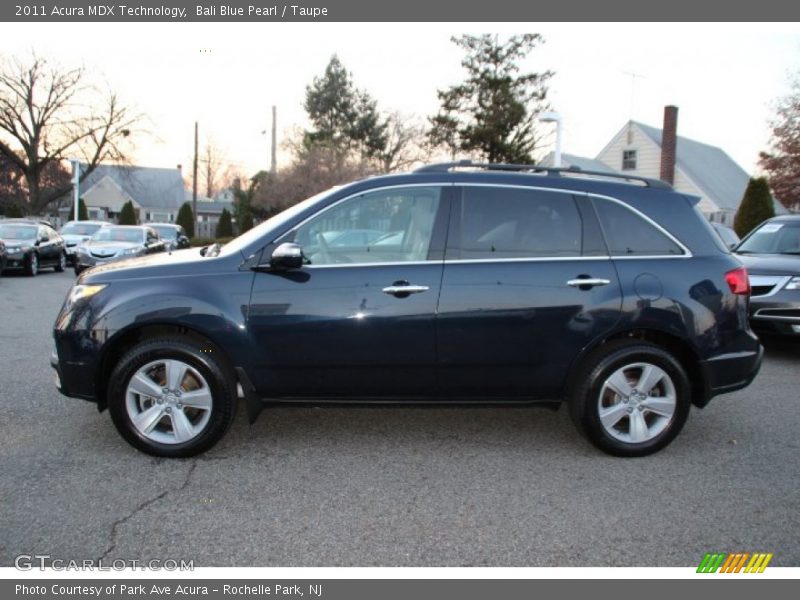 Bali Blue Pearl / Taupe 2011 Acura MDX Technology