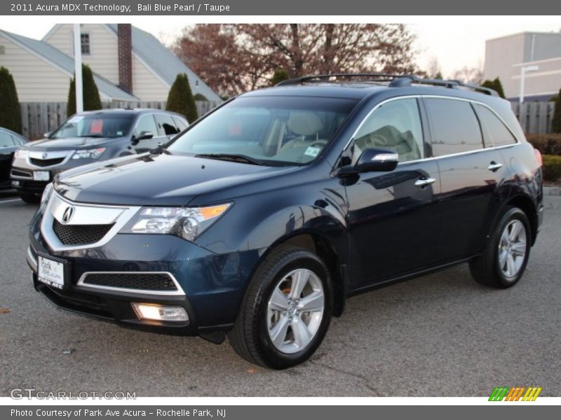 Bali Blue Pearl / Taupe 2011 Acura MDX Technology