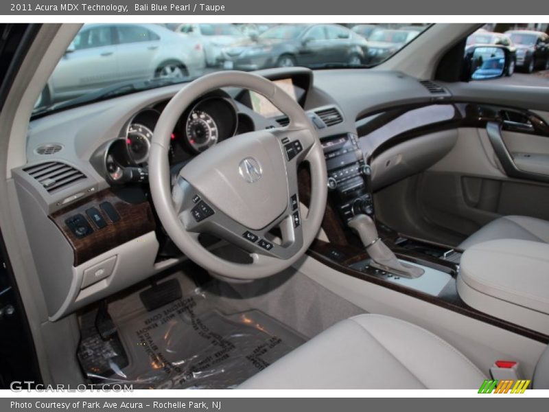 Bali Blue Pearl / Taupe 2011 Acura MDX Technology
