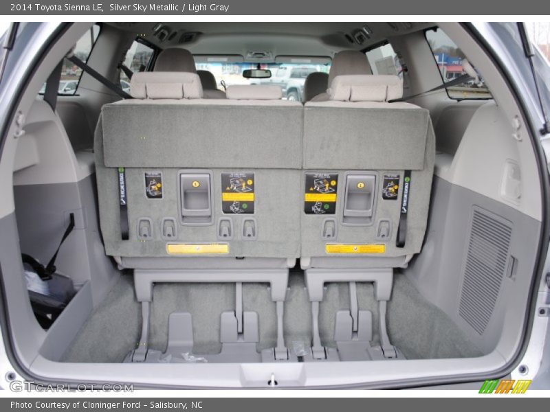 Silver Sky Metallic / Light Gray 2014 Toyota Sienna LE