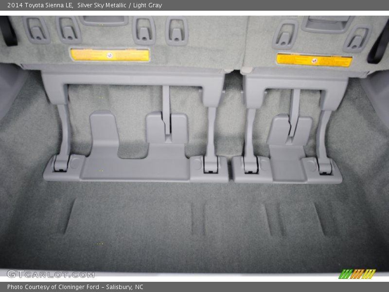 Silver Sky Metallic / Light Gray 2014 Toyota Sienna LE
