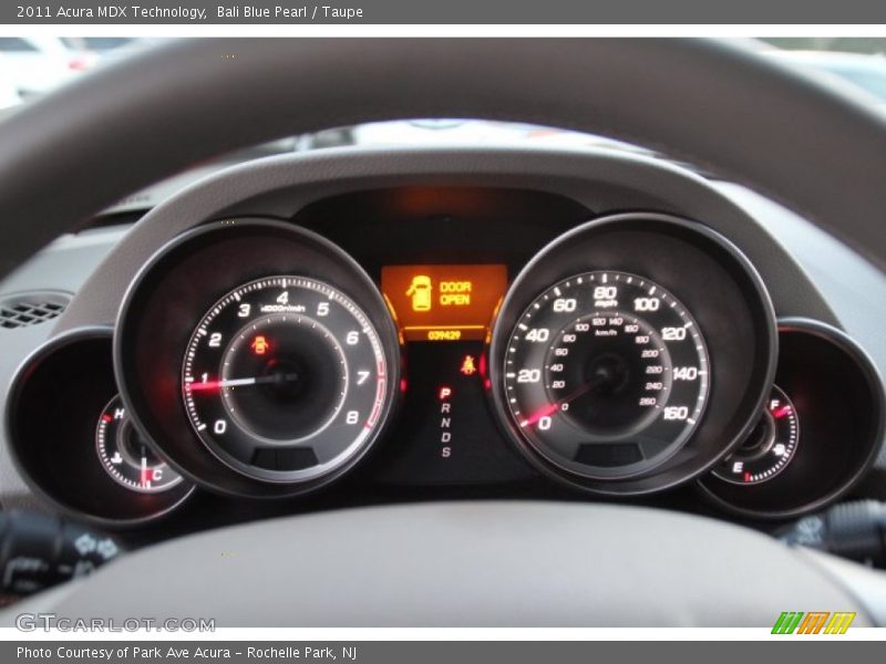 Bali Blue Pearl / Taupe 2011 Acura MDX Technology