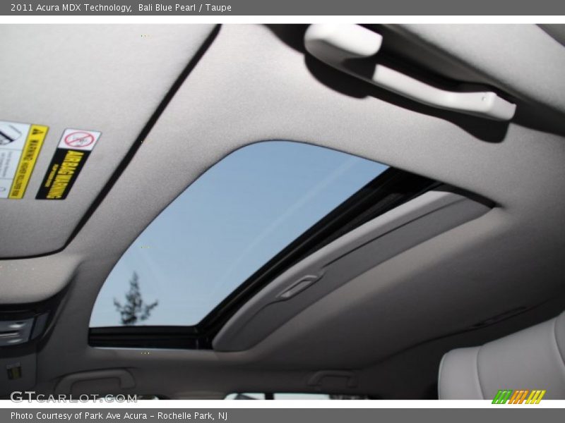 Bali Blue Pearl / Taupe 2011 Acura MDX Technology