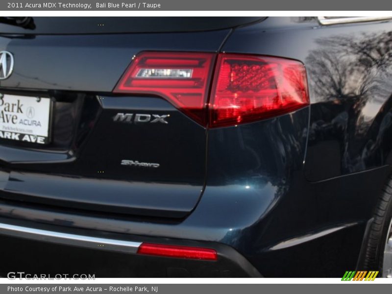 Bali Blue Pearl / Taupe 2011 Acura MDX Technology