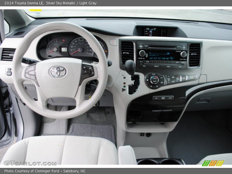 Silver Sky Metallic / Light Gray 2014 Toyota Sienna LE