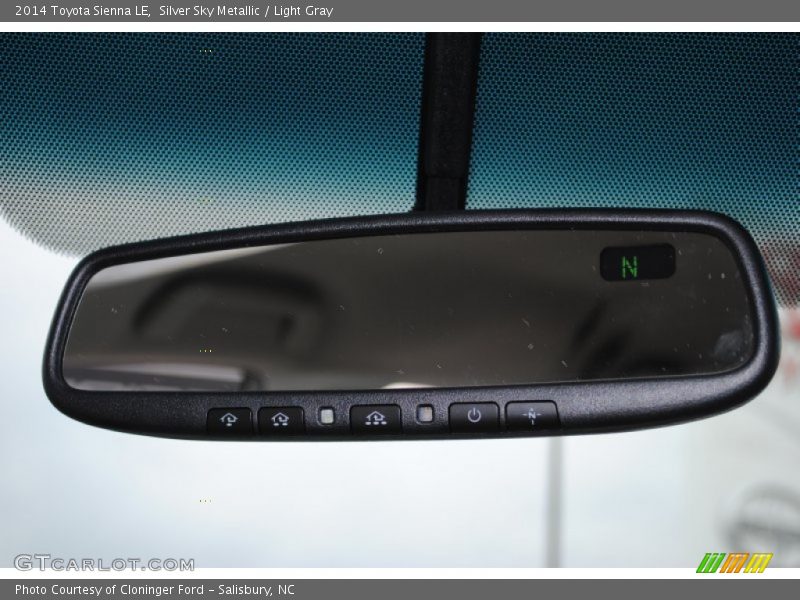 Silver Sky Metallic / Light Gray 2014 Toyota Sienna LE