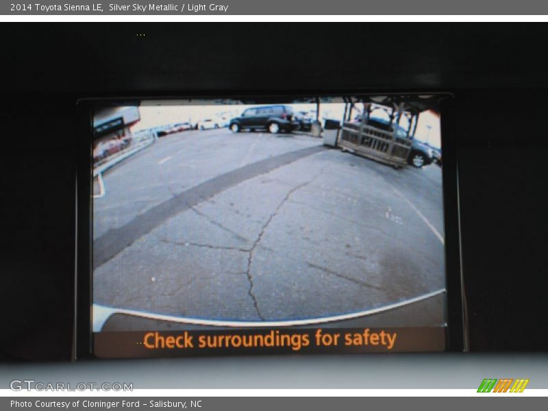 Silver Sky Metallic / Light Gray 2014 Toyota Sienna LE