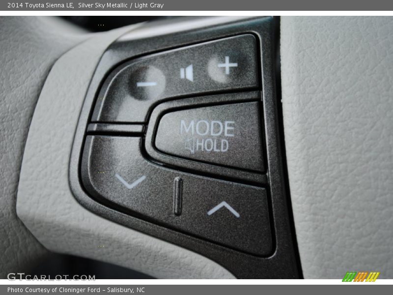 Silver Sky Metallic / Light Gray 2014 Toyota Sienna LE