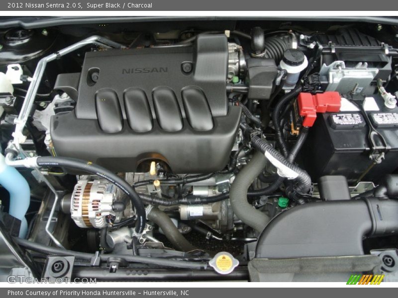 Super Black / Charcoal 2012 Nissan Sentra 2.0 S
