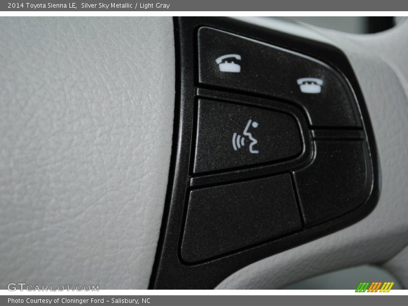 Silver Sky Metallic / Light Gray 2014 Toyota Sienna LE