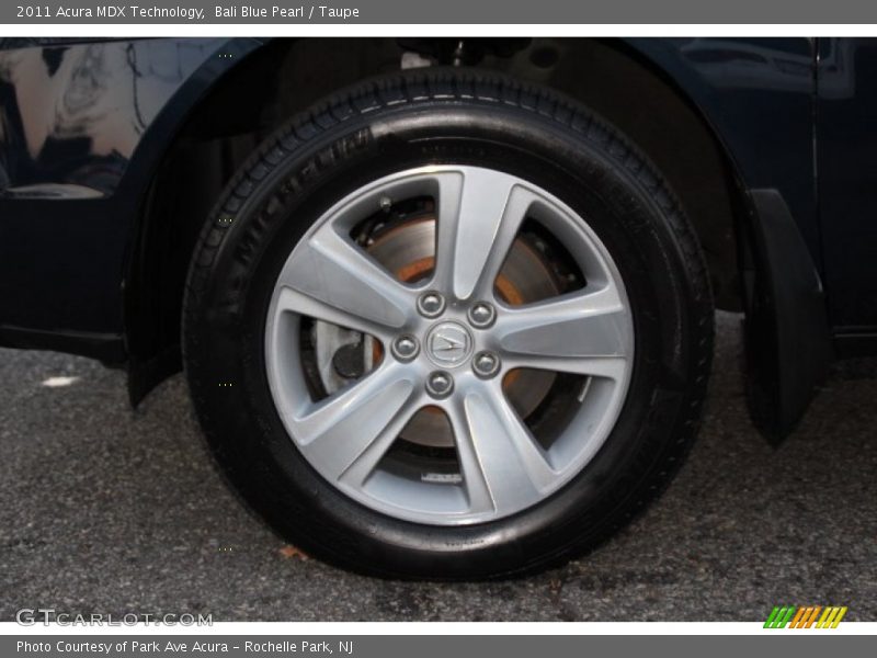 Bali Blue Pearl / Taupe 2011 Acura MDX Technology