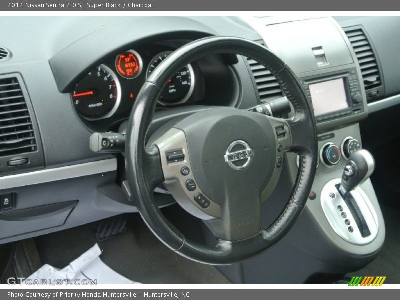 Super Black / Charcoal 2012 Nissan Sentra 2.0 S