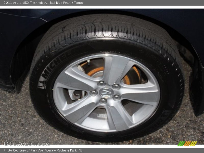 Bali Blue Pearl / Taupe 2011 Acura MDX Technology