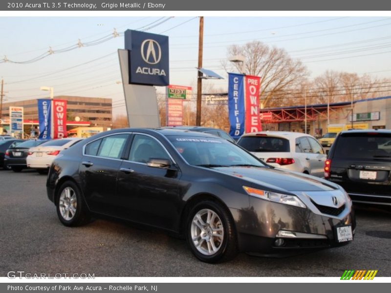 Grigio Metallic / Ebony 2010 Acura TL 3.5 Technology