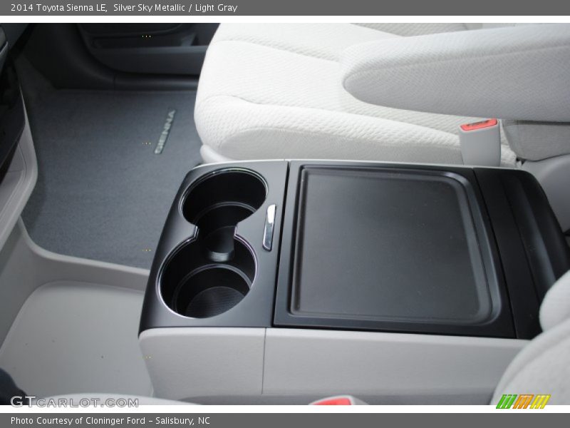 Silver Sky Metallic / Light Gray 2014 Toyota Sienna LE