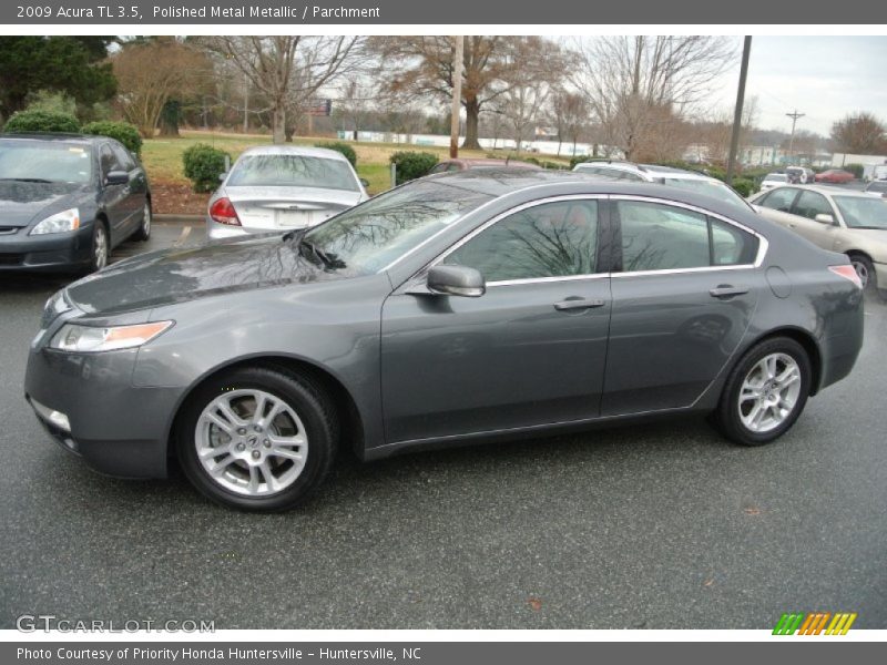 Polished Metal Metallic / Parchment 2009 Acura TL 3.5