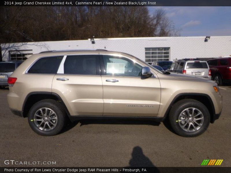 Cashmere Pearl / New Zealand Black/Light Frost 2014 Jeep Grand Cherokee Limited 4x4