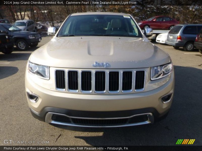 Cashmere Pearl / New Zealand Black/Light Frost 2014 Jeep Grand Cherokee Limited 4x4