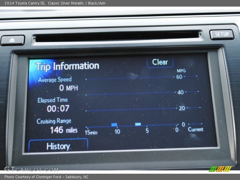 Classic Silver Metallic / Black/Ash 2014 Toyota Camry SE