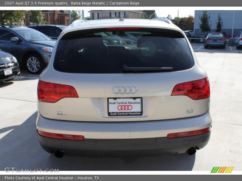 Bahia Beige Metallic / Cardamom Beige 2007 Audi Q7 3.6 Premium quattro