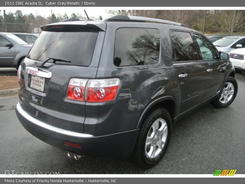 Cyber Gray Metallic / Ebony 2011 GMC Acadia SL