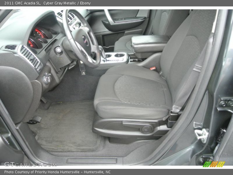 Cyber Gray Metallic / Ebony 2011 GMC Acadia SL