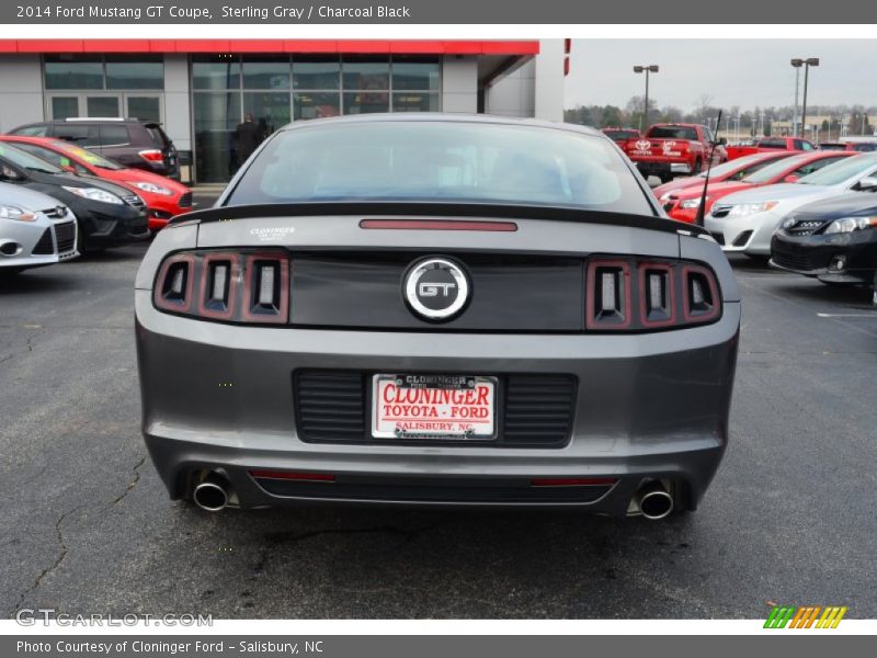 Sterling Gray / Charcoal Black 2014 Ford Mustang GT Coupe