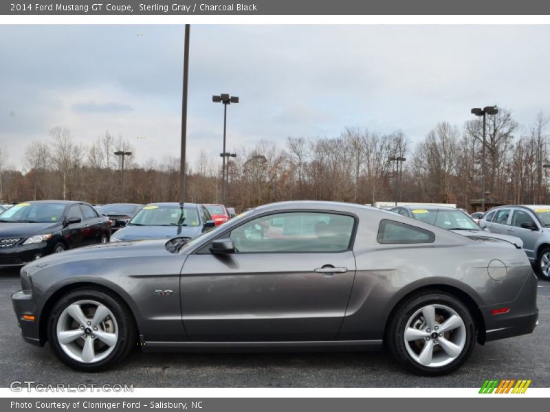 Sterling Gray / Charcoal Black 2014 Ford Mustang GT Coupe