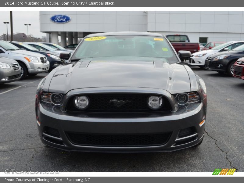 Sterling Gray / Charcoal Black 2014 Ford Mustang GT Coupe